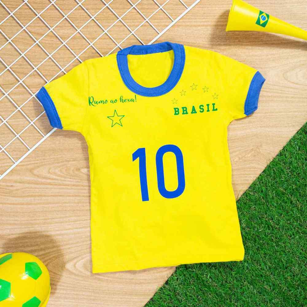 Camisa Infantil Brasil